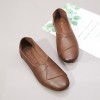Women Casual Round Toe Soft Sole Slip On Flat Loafers
