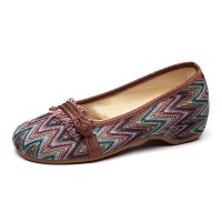 Folkways Tassel Casual Slip On Flats Shoes