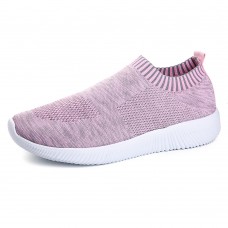 Large Size Women Mesh Breathable Slip On Casual Sneakers