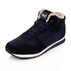 Large Size Lace Up Warm Wool Lining Round Toe Snow Casual Shoes