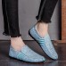 Men Comfy Casual Canvas Loafers Slip On Driving Shoes