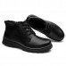 Mens Thick Warm Genuine Leather Shoes Wearproof Sneakers