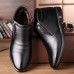 Men Soft Warm Plush Lining Casual Business Ankle Boots