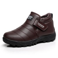 Men Casual Soft Warm Outdoor Fluff Ankle Boots