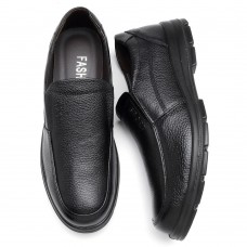 Men Casual Business Comfy Genuine Leather Slip On Oxfords