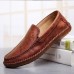 Men Casual Soft Hand Stitching Daily Oxfords